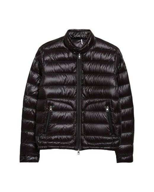 Moncler Black Acorus Short Down Jacket for men