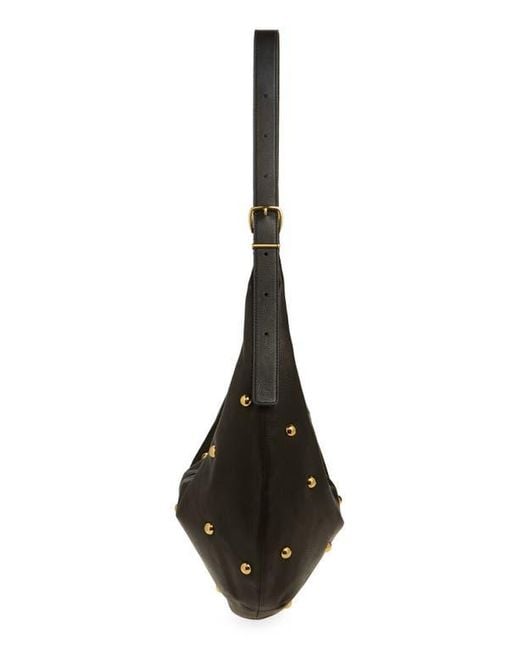 Madewell Black The Essential Curve Leather Shoulder Bag