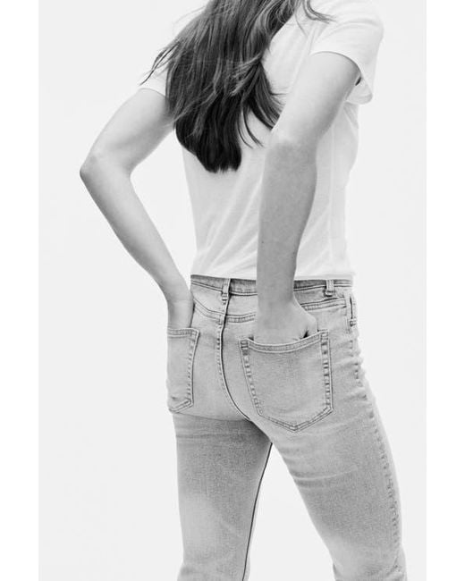 H&M Blue Flared High Jeans