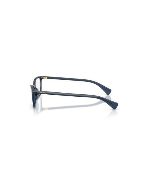 Ralph Blue 53Mm Rectangle Optical Glasses