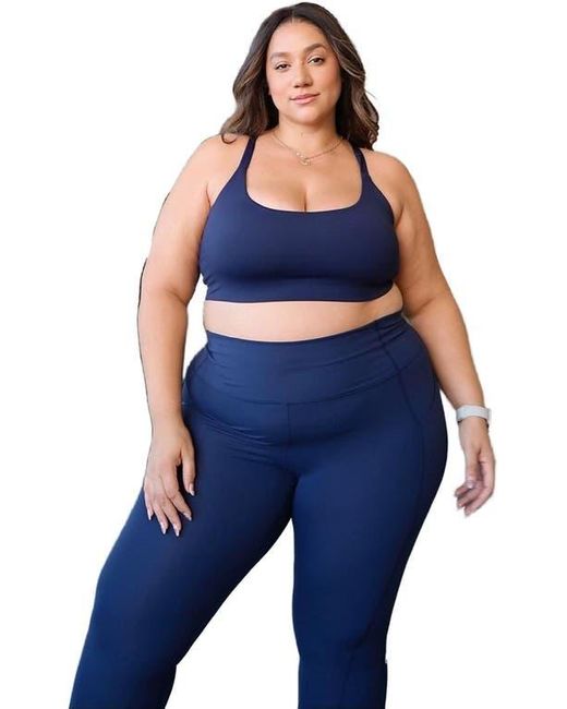 Fabletics Blue Principal Low Impact Bra