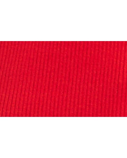 Karen Kane Red Rib Sweater Tank