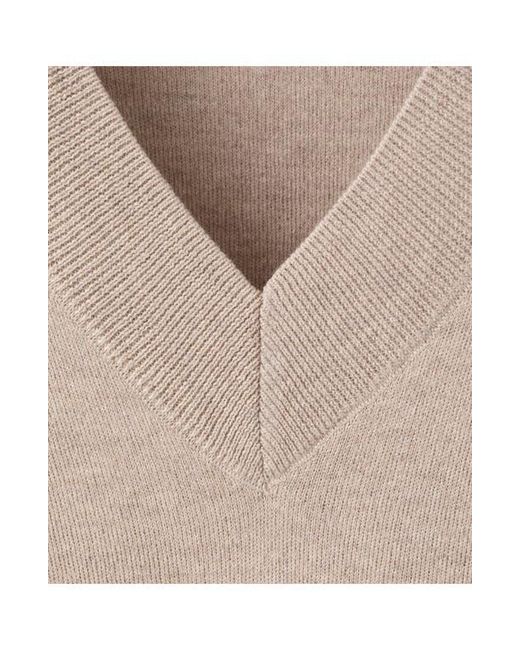 Mango Natural V-Neck Sweater