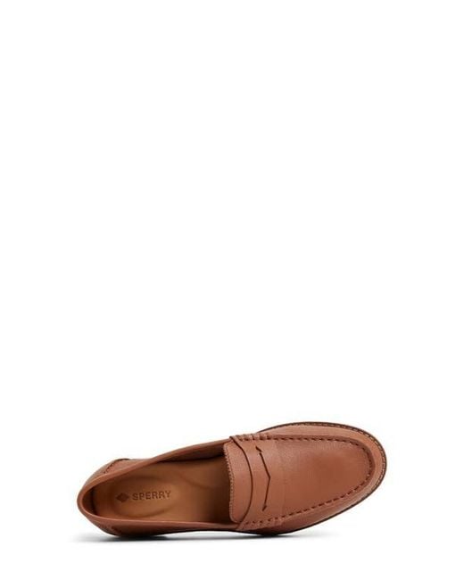 Sperry Top-Sider Brown Seaport Penny Loafer