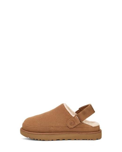UGG Goldenstar Cozy Clog in Brown Lyst
