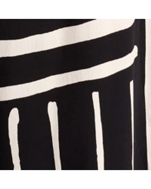 Albaray Black Patchwork Stripe Trouser