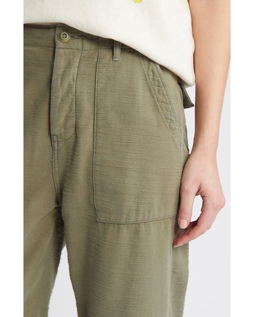 The Great Green The Admiral Crop Cotton Pants