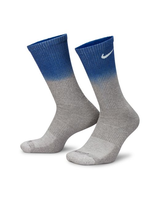 Nike Assorted 2-pack Everyday Plus Dri-fit Cushioned Crew Socks in Blue ...