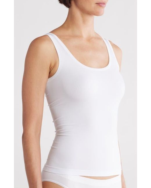 Nordstrom White Seamless Layering Tank
