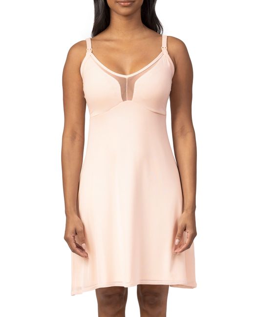 Kindred Bravely Pink Aurora Maternity/nursing Nightgown