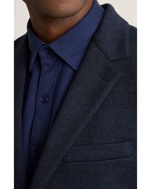 Bonobos Blue Jetsetter Slim Fit Knit Wool Blend Sport Coat for men