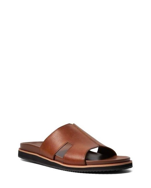 Dune Brown Insight Slide Sandal for men
