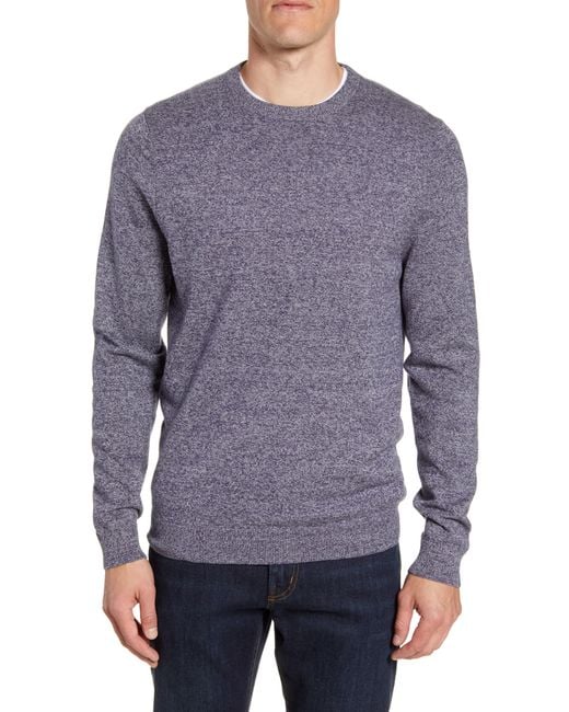 Nordstrom Multicolor Cotton & Cashmere Crewneck Sweater for men