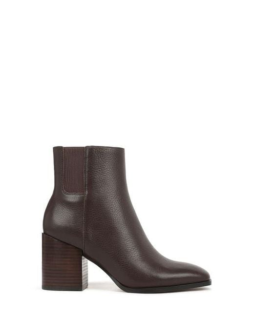 Vionic Brown Vynn Plain Toe Bootie