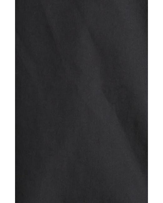 Alexander Wang Black Ruched Wide Leg Track Pants