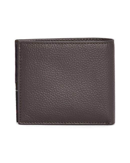 Barbour Gray Tarbert Leather Wallet