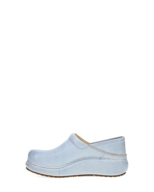 Dansko White Platform Pro Clog