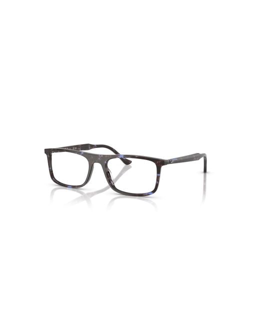 Ray-Ban Metallic 53Mm Rectangle Optical Glasses