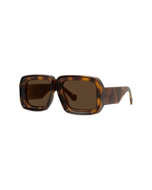 Loewe Brown X Paula's Ibiza 56mm Mask Sunglasses