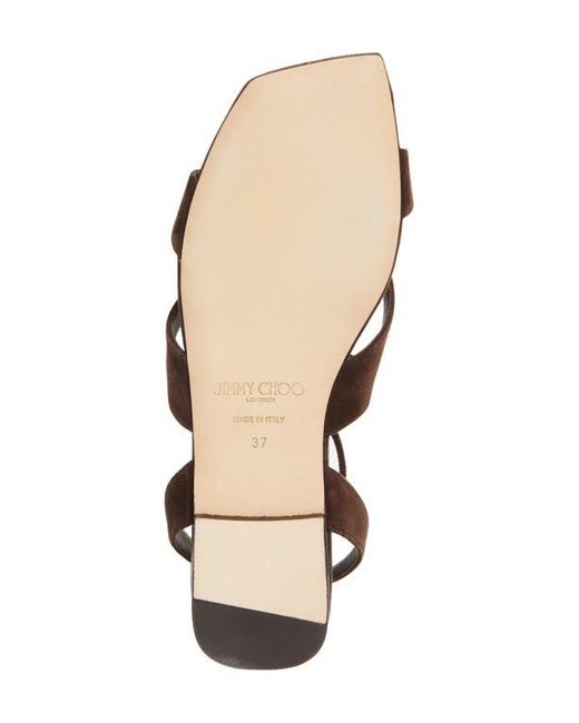 Jimmy Choo Brown Ayla Sandal