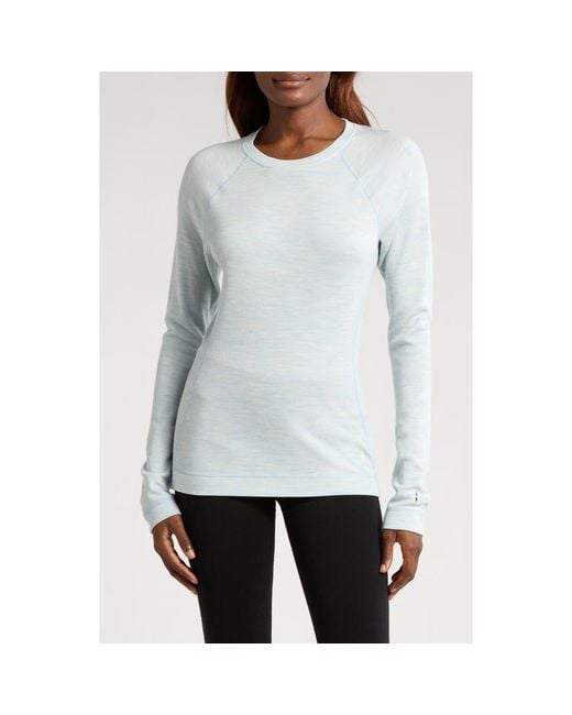Smartwool Blue Merino 250 Base Layer Crew Top