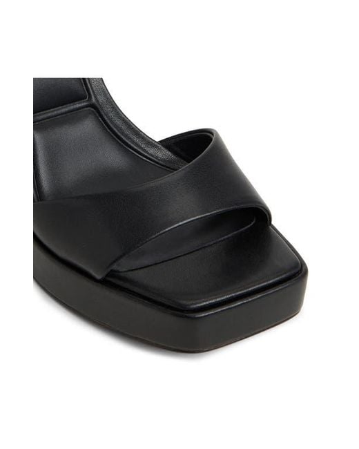 ALDO Black Lothon Ankle Strap Platform Sandal