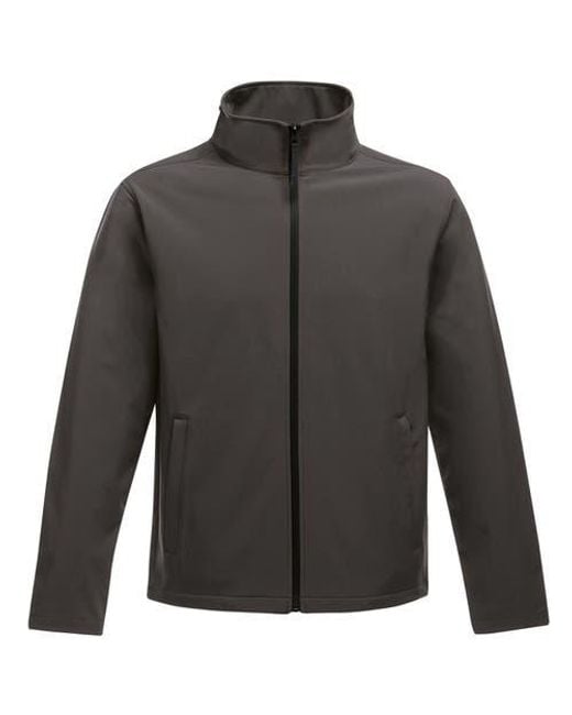Regatta Gray Standout Ablaze Printable Softshell Jacket for men