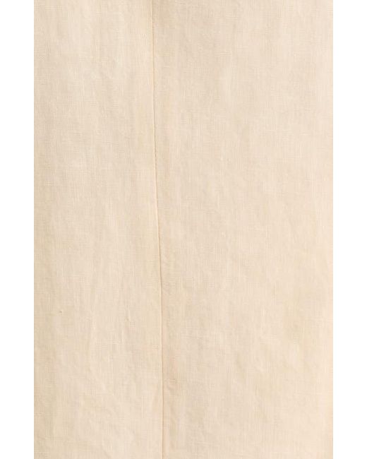 Percival Natural Tailored Fit Solid Linen Blazer for men