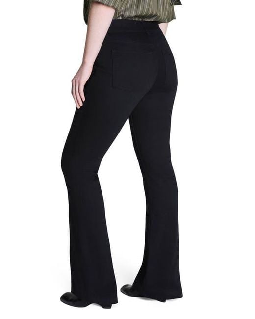 Spanx Black 2.0 Pull-On Flare Jeans