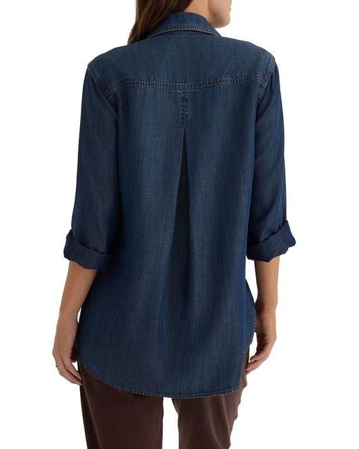 Bella Dahl Blue Shirt Tail Button-Up Shirt