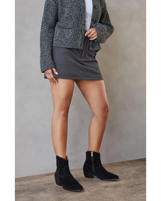 Frankie Black Shadow Bootie