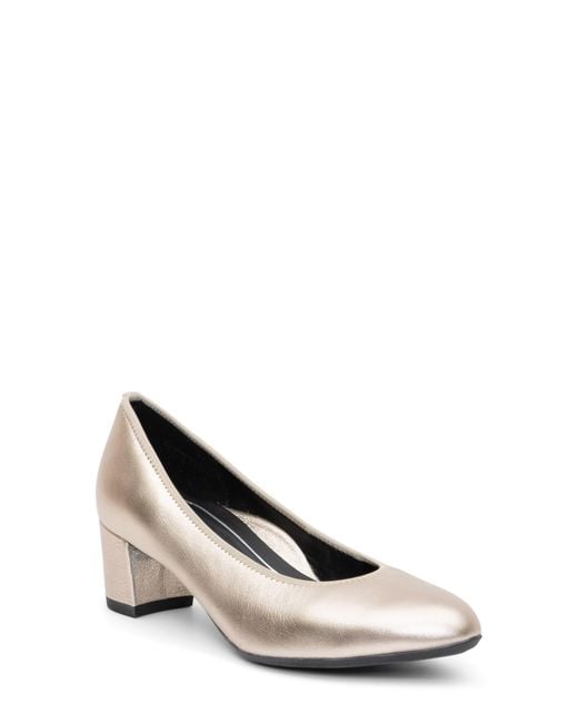 Ara White Kendall Pump