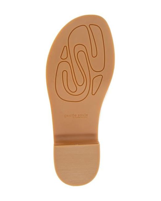 Gentle Souls Natural River Platform Slide Sandal