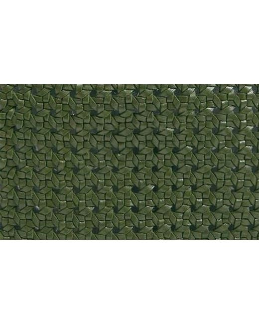Clare V. Green Petit Moyen Woven Messenger Bag