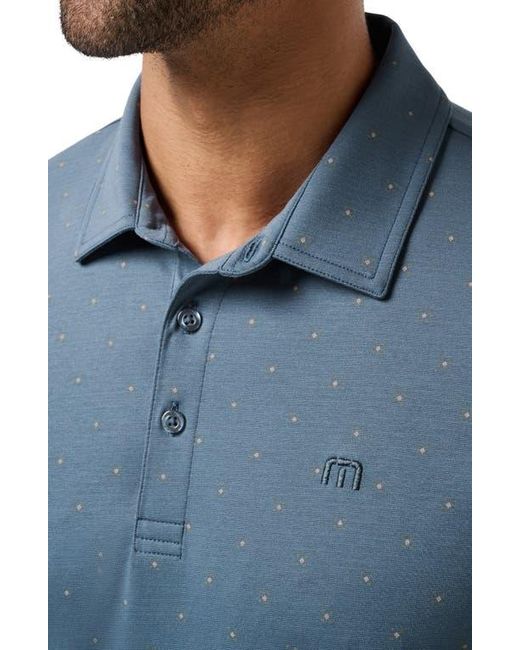 Travis Mathew Blue Performance Jersey Polo for men