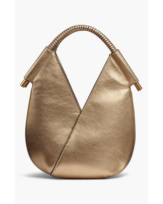 Donna Karan Natural Baldwin Metallic Micro Crossbody
