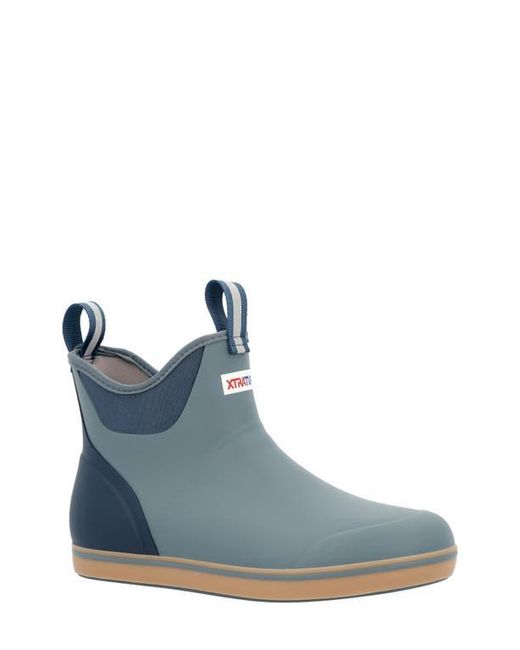 XtraTuf Blue 6-Inch Ankle Deck Boot for men