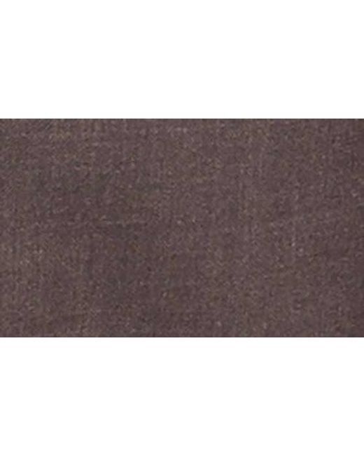 Berle Gray Self Sizer Waist Plain Weave Pleated Washable Trousers for men