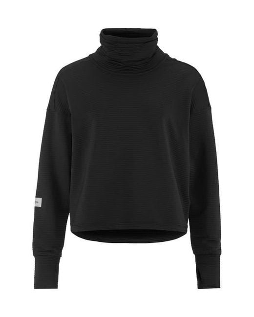 C.r.a.f.t Black Subz Turtleneck Jersey Sweatshirt