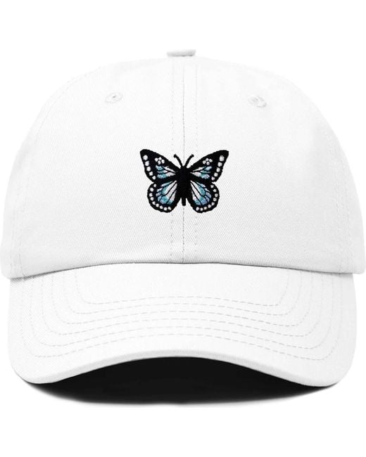 Alix White Butterfly Hat