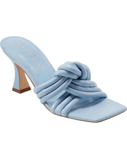 Marc Fisher Blue Dru Slide Sandal