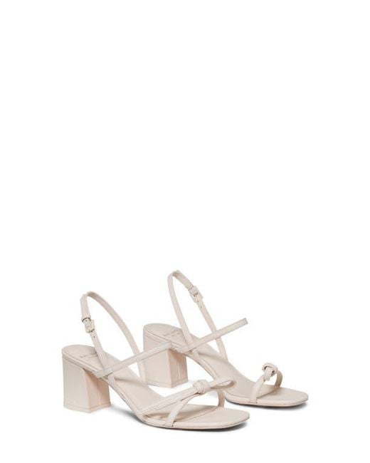 Kate Spade White Loop Slingback Sandal