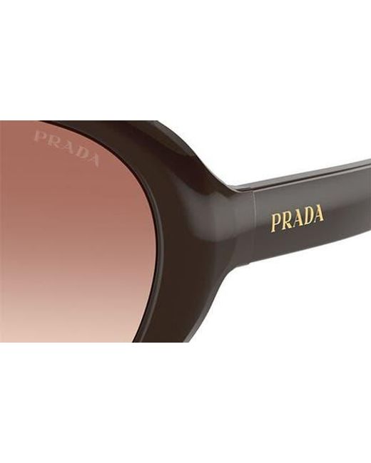 Prada Multicolor 56Mm Irregular Sunglasses