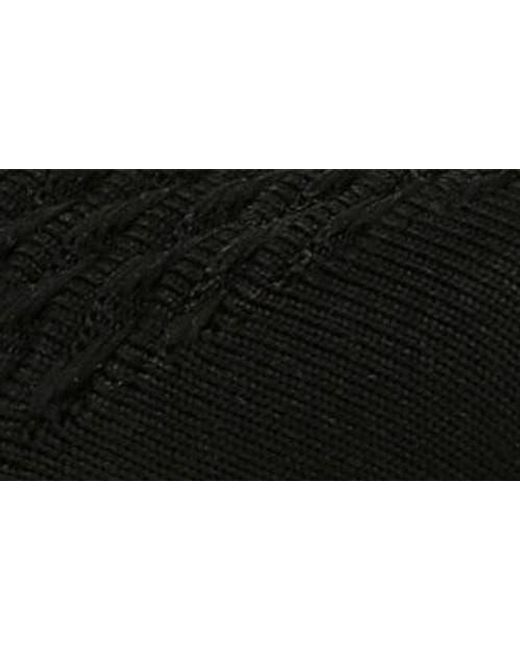 LifeStride Black Khloe Knit Ballet Flat