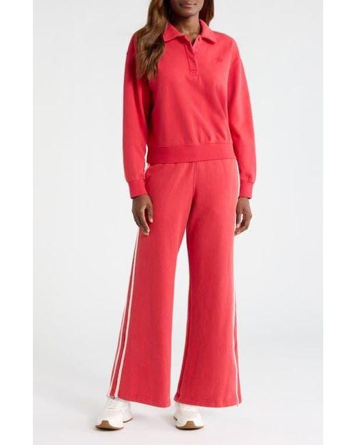 Marine Layer Red Cloud 9 Side Stripe Wide Leg Sweatpants