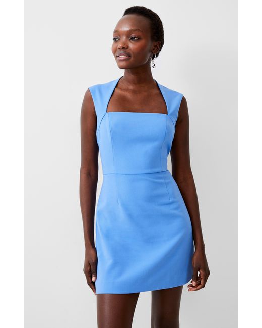 French Connection Blue Ruth Whisper A-line Dress