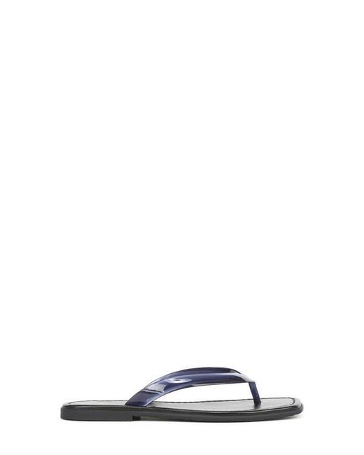 Veronica Beard White Clea Flip Flop