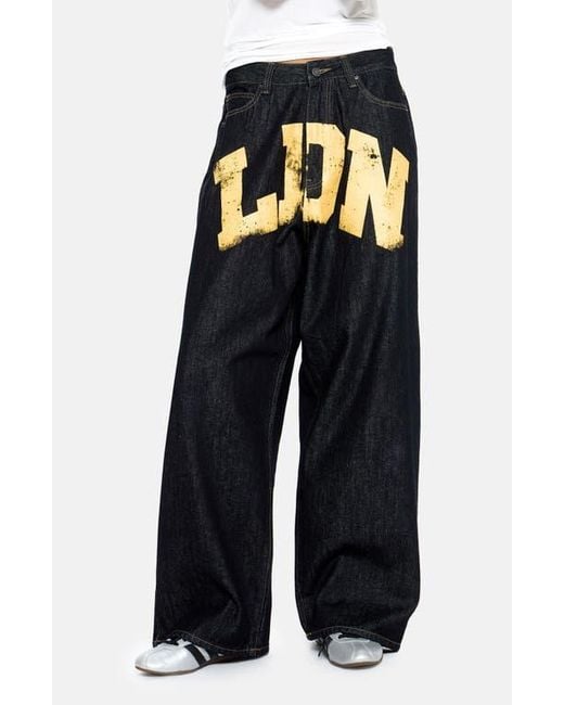 Jaded London Ldn Colossus Jeans in Blue | Lyst