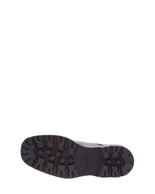A. Veer Black Robert Lace-Up Boot for men