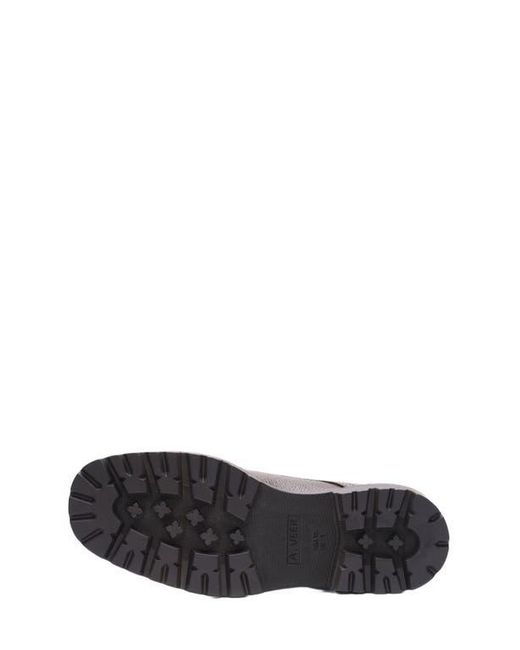 A. Veer Black Robert Lace-Up Boot for men
